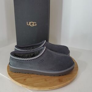 UGG Tasman Slipper Men's US 9 Dark Grey Wool NEW